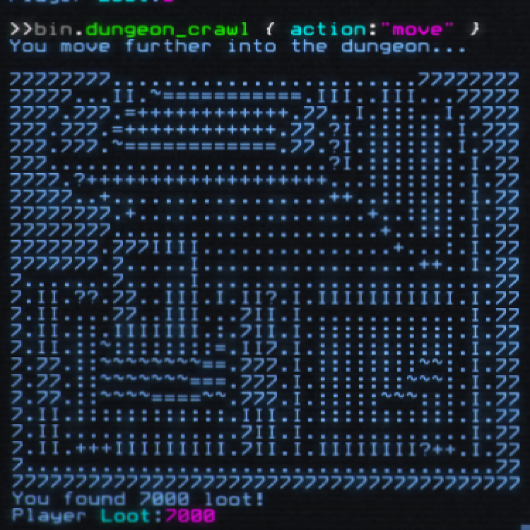 bin.dungeon_crawl in Hackmud Screenshot